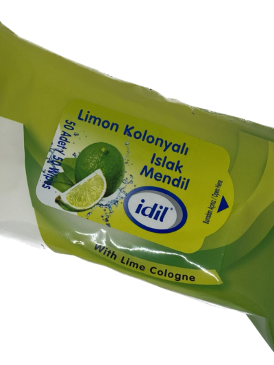 İDİL LİMON KOLONYALI MENDİL 50’Lİ