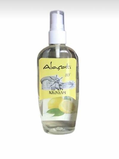 ALAÇATI KOLONYASI LİMON 80 DERECE 150 mL – SPREY (16 ADET)